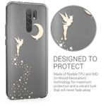 Husa Kwmobile pentru Xiaomi Redmi 9, Silicon, Transparent/Auriu, 57083.01 fotografia produsului View 3 S
