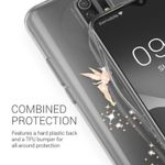 Husa Kwmobile pentru Xiaomi Redmi 9, Silicon, Transparent/Auriu, 57083.01 fotografia produsului View 4 S