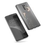 Husa Kwmobile pentru Xiaomi Redmi 9, Silicon, Transparent/Auriu, 57083.01 fotografia produsului