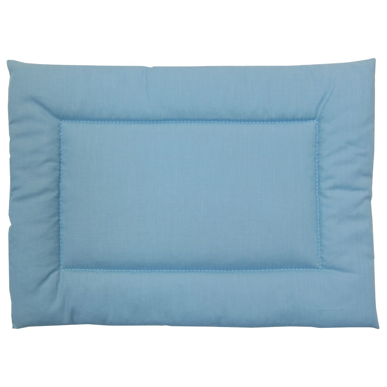 Pernuta matlasata 40x30 cm, 100% bumbac, PPE bleu uni, Primii Pasi fotografia produsului