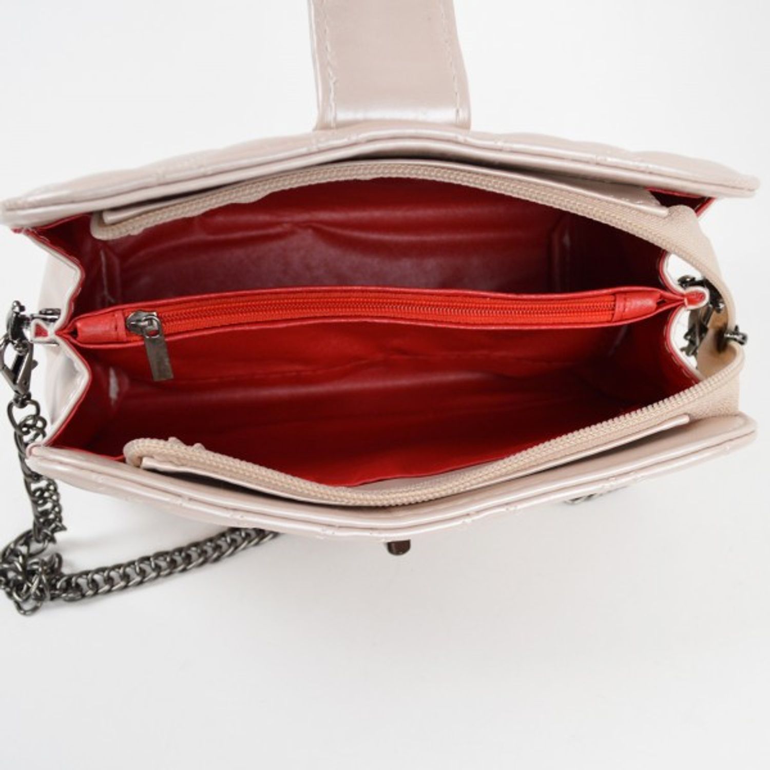 Geanta ocazie dama Willa GT1740, Alb perlat fotografia produsului View 5 L
