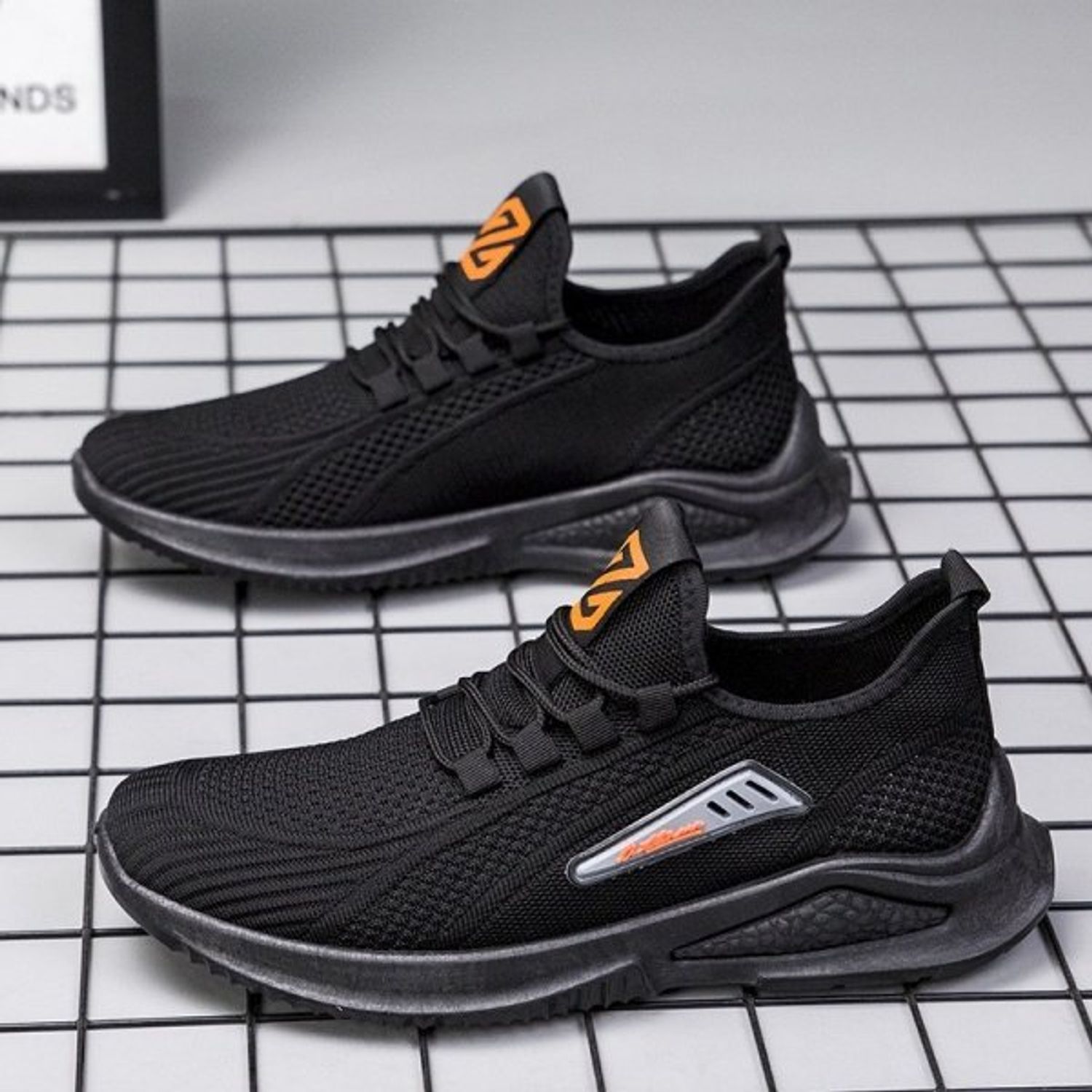 Pantofi sport barbati AD65, model negru, AD65-39 fotografia produsului View 7 L