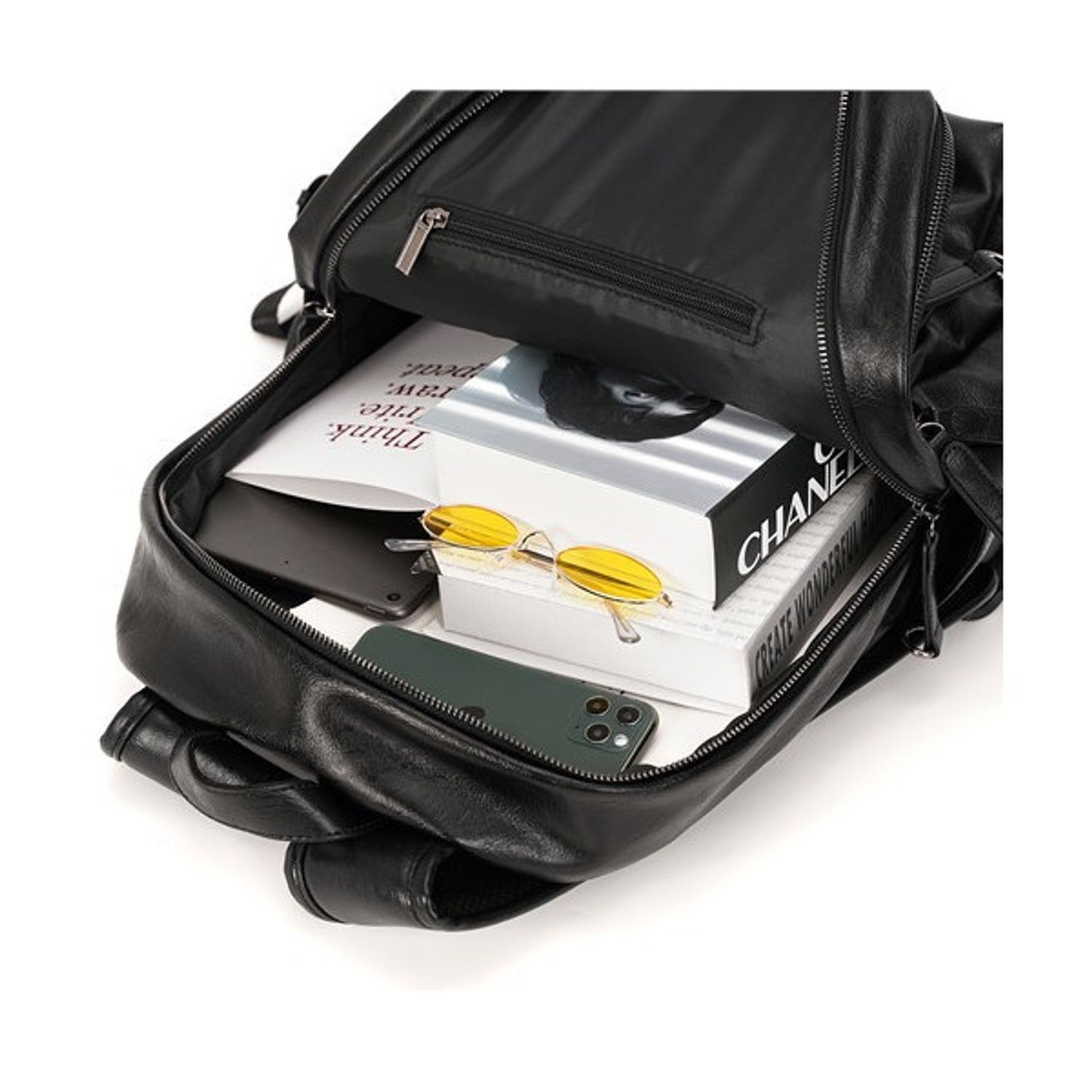 Rucsac pentru barbati, Aiden GT1356, negru fotografia produsului View 5 L