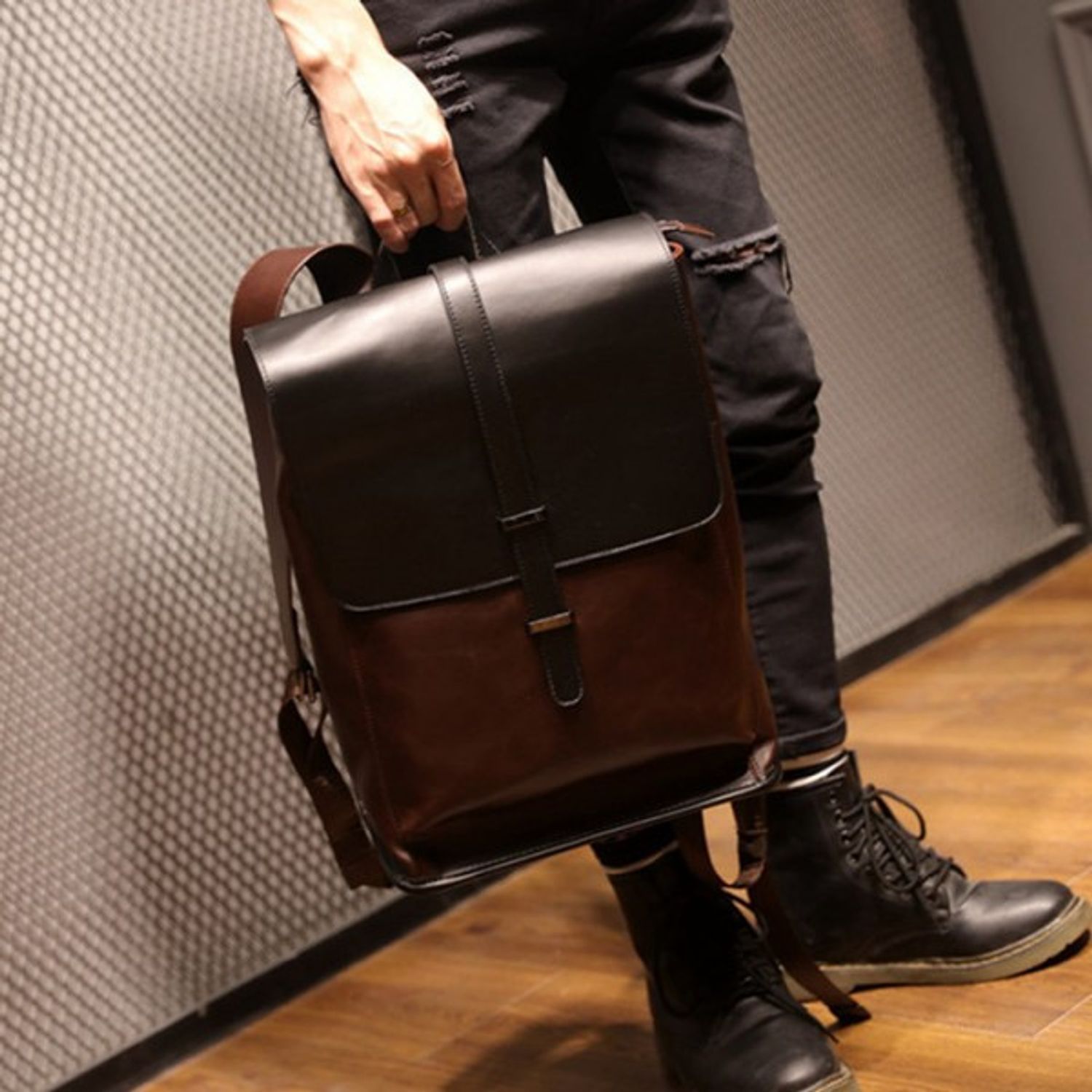 Rucsac pentru barbati, Luke GT1360, maro fotografia produsului View 2 L