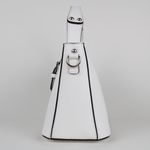 Geanta dama Chantal GT1100, piele naturala, alb fotografia produsului View 3 S