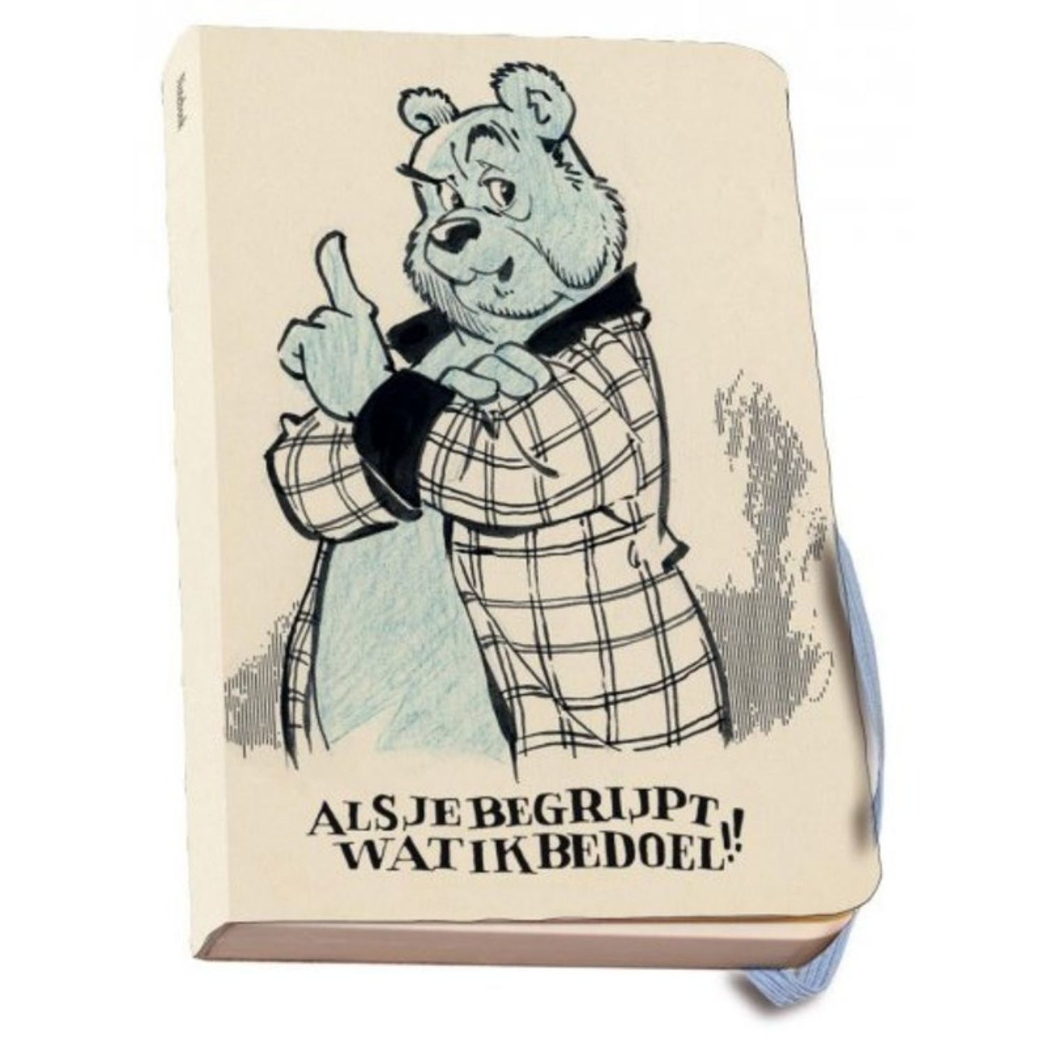 Agenda A5 banda elastica Ollie B. Bommel, Marten Toonder fotografia produsului
