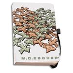 Agenda coperti textile A6 Intersecting Planes, M.C. Escher fotografia produsului