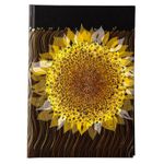Agenda  A5 embosata Starry Sunflower fotografia produsului View 2 S