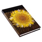 Agenda  A5 embosata Starry Sunflower fotografia produsului