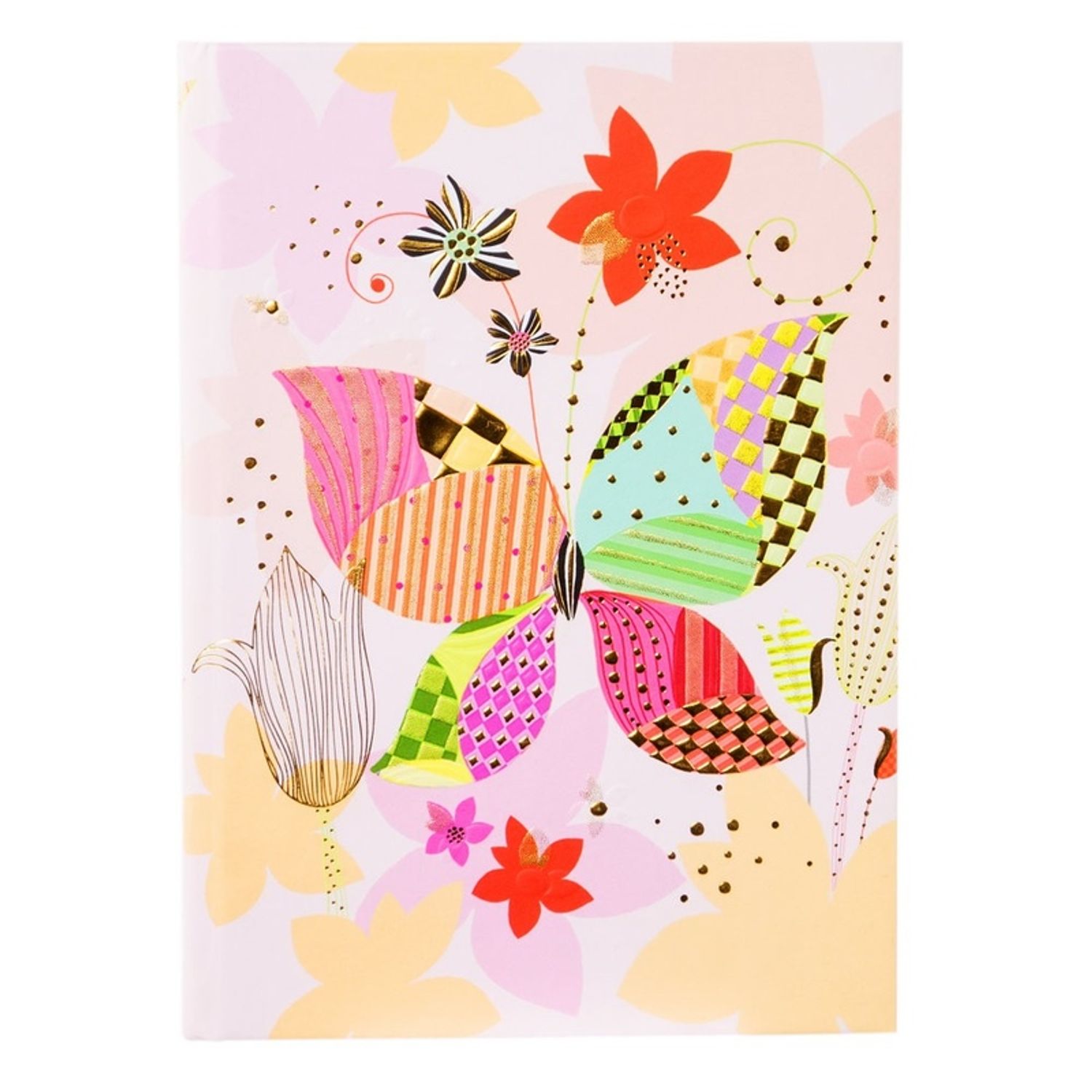Agenda  A5 embosata Peers Butterfly fotografia produsului