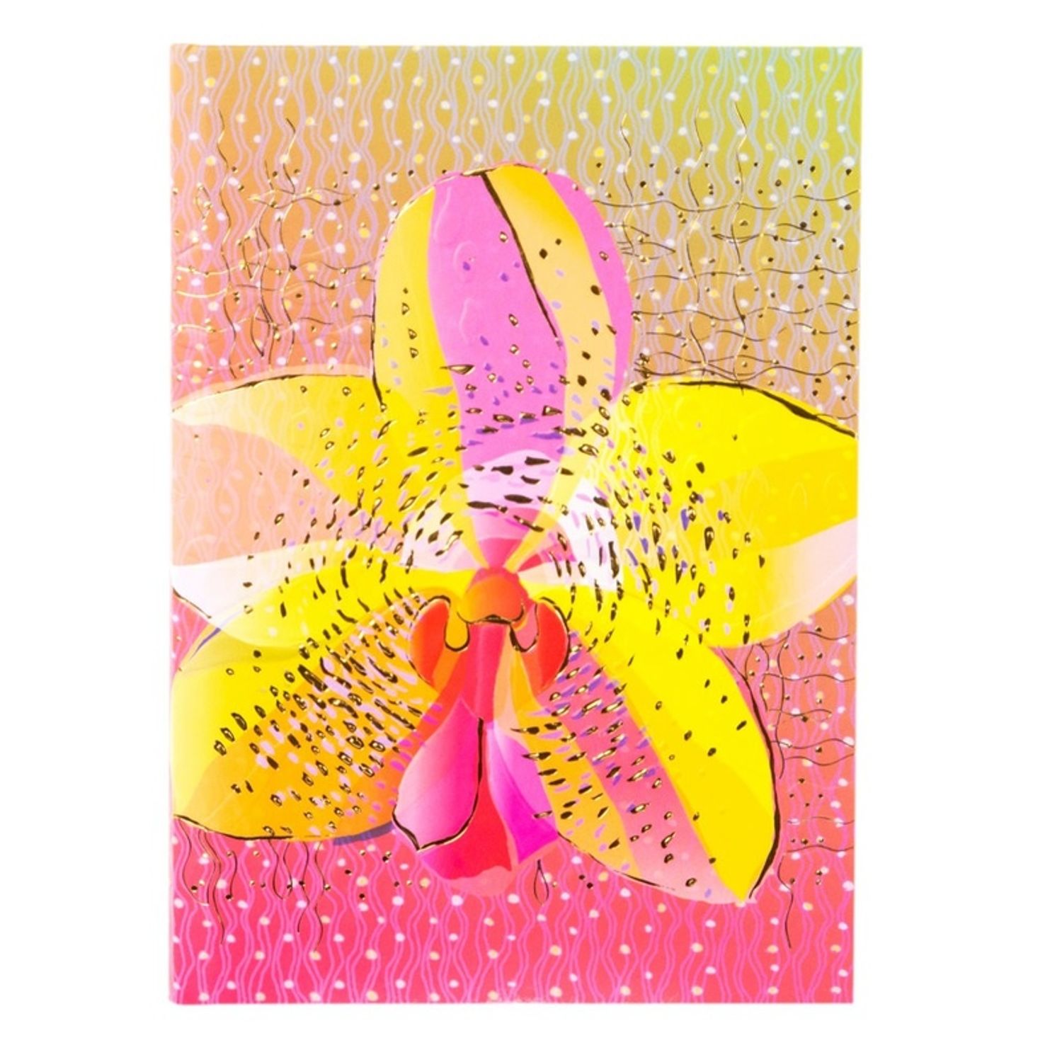Agenda  A5 embosata OMG Orchid fotografia produsului