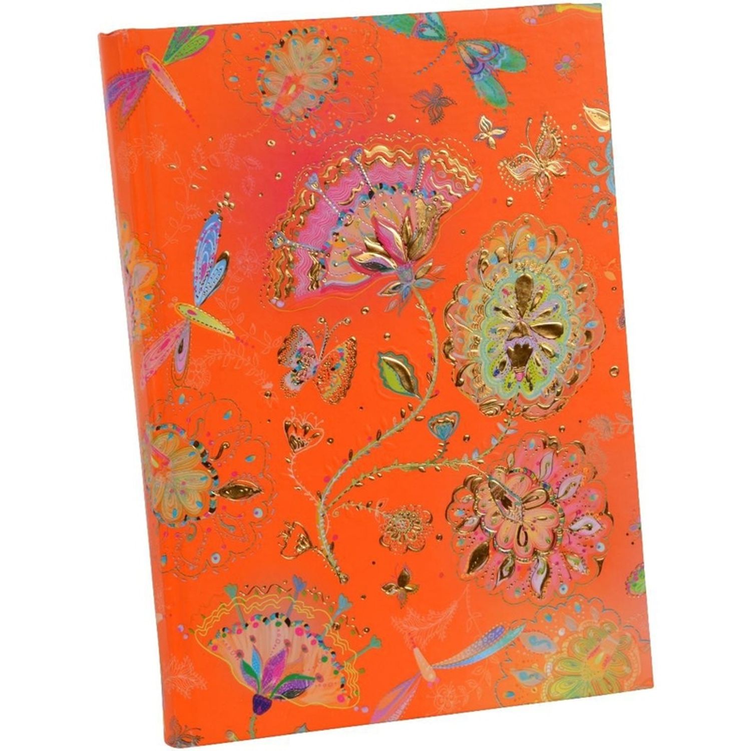 Agenda Goldbuch A5 cu efect special Luna de argint oranj fotografia produsului