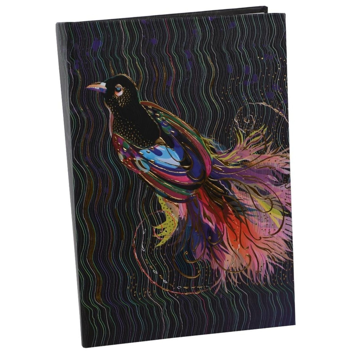 Agenda Goldbuch A5 cu efect special Pasarea floare fotografia produsului