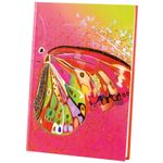 Agenda Goldbuch A5 cu efect special Fluture roz fotografia produsului