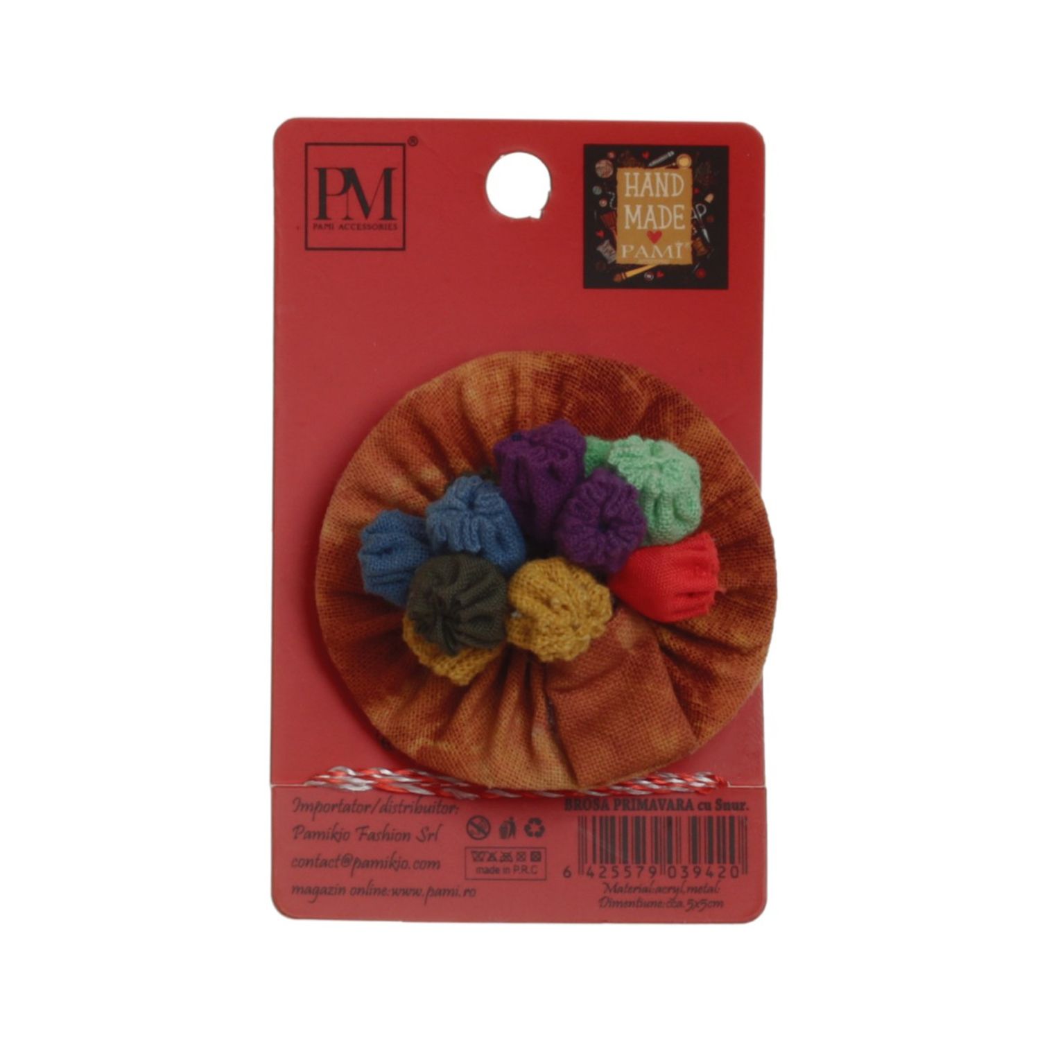 Set 4 martisoare brose handmade, PAMI, MVU-32 fotografia produsului View 3 L