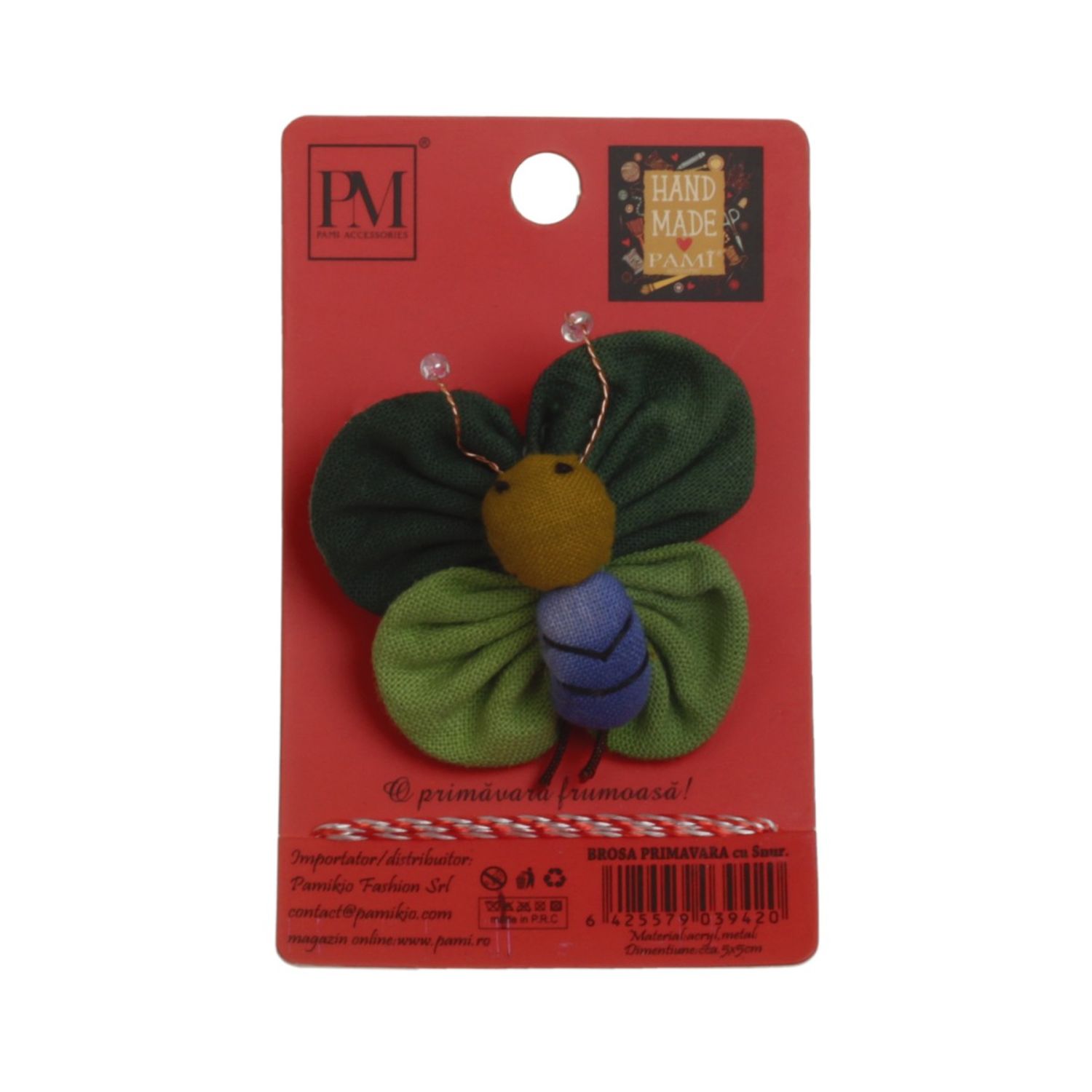 Set 4 martisoare brose handmade, PAMI, MVU-30 fotografia produsului View 3 L
