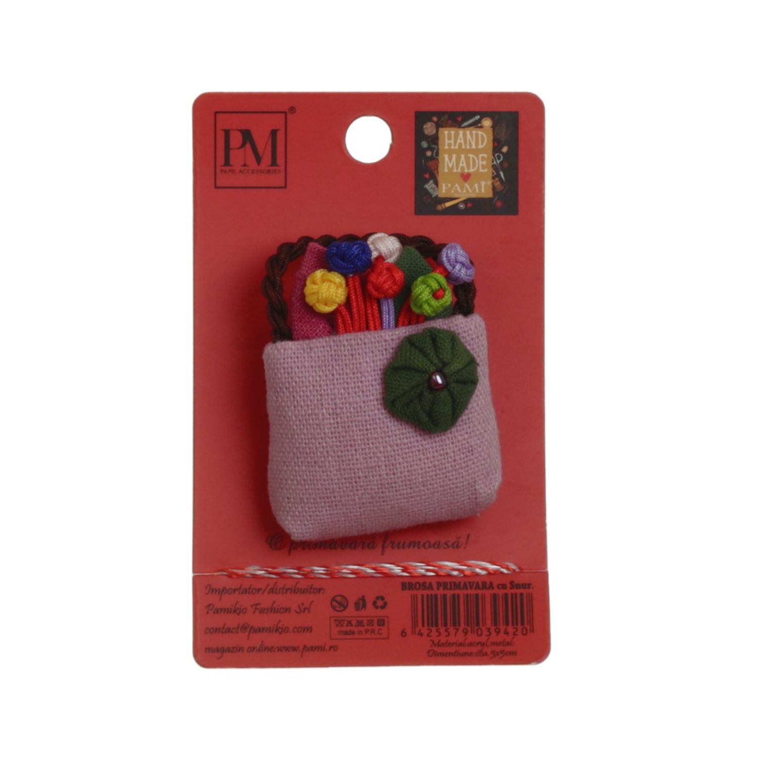 Set 4 martisoare brose handmade, PAMI, MVU-29 fotografia produsului View 5 L