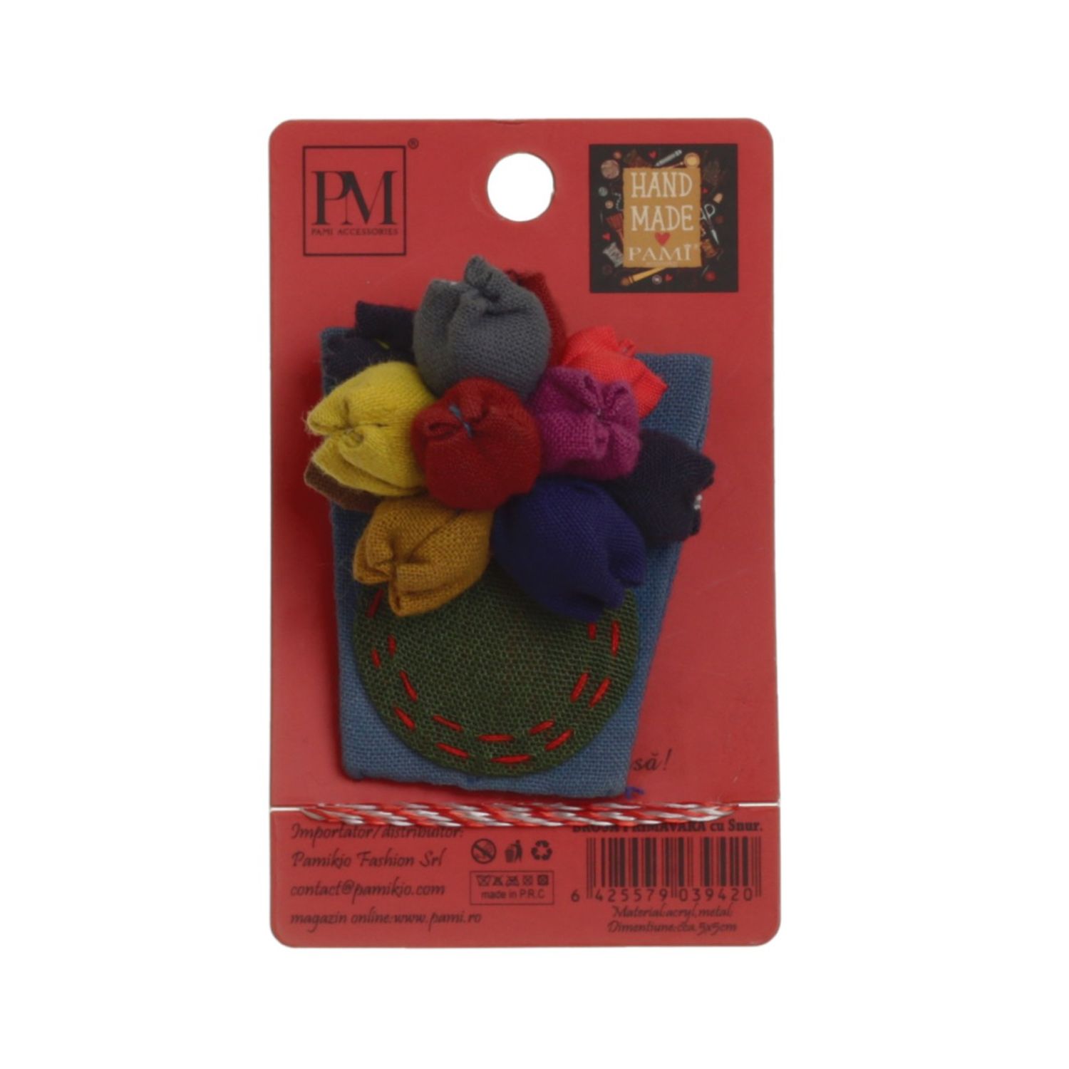 Set 4 martisoare brose handmade, PAMI, MVU-27 fotografia produsului View 4 L