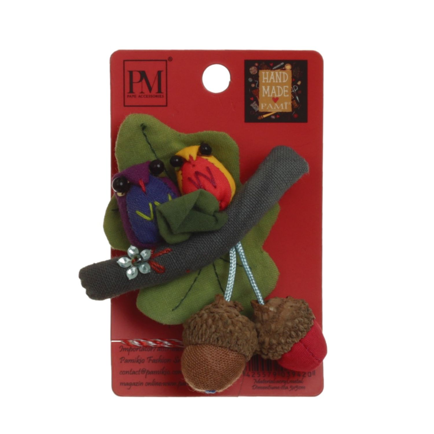 Set 4 martisoare brose handmade, PAMI, MVU-26 fotografia produsului View 4 L