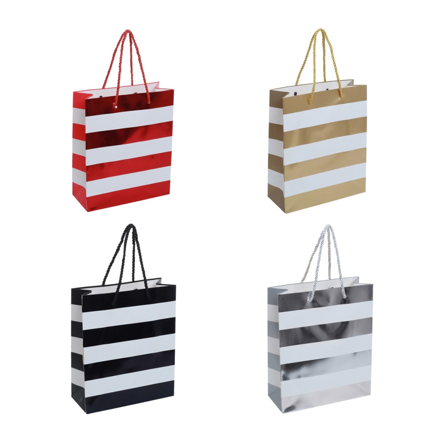 Set 4 pungi cadou PAMI, PC-621-96M, 26x10x32 cm, Multicolor fotografia produsului