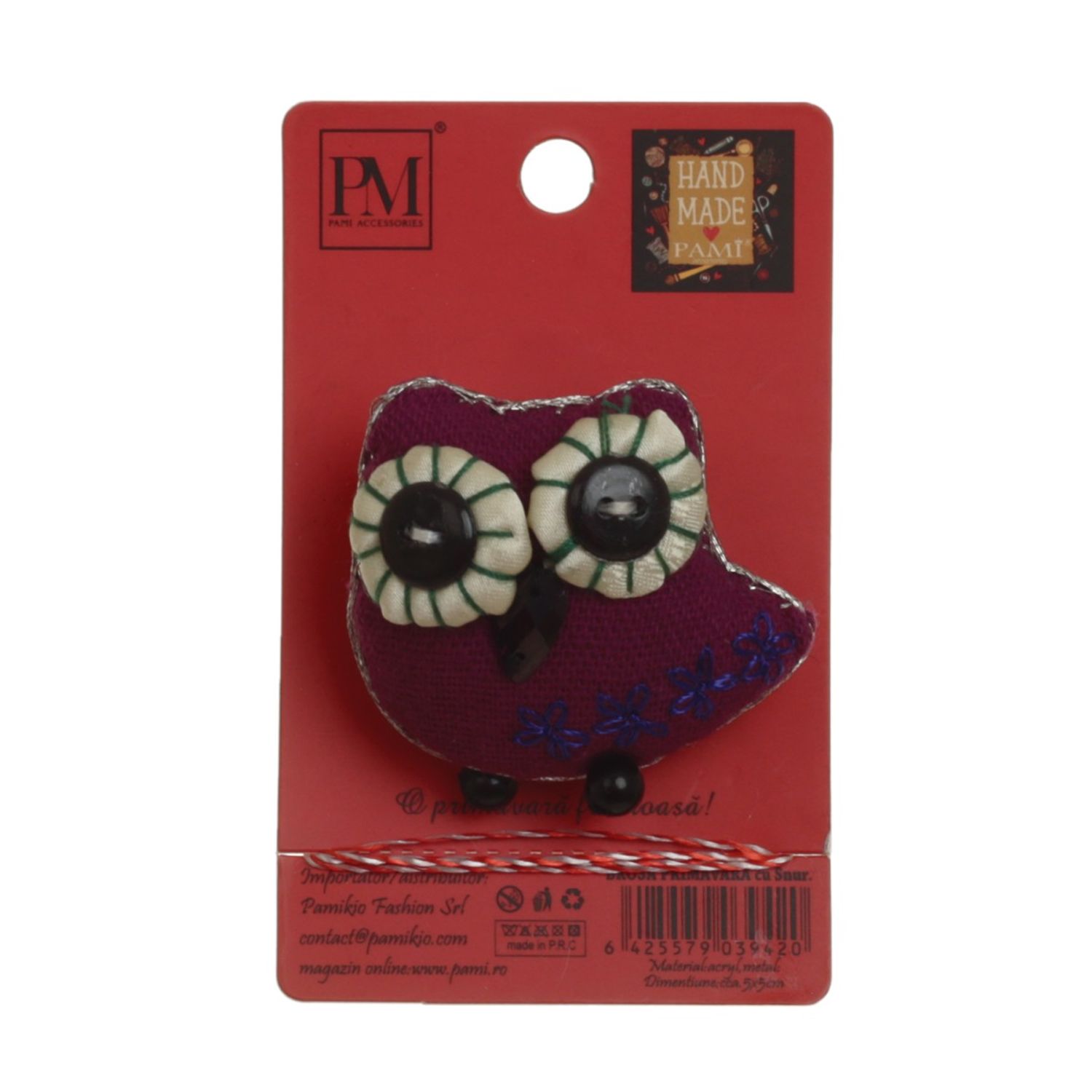 Set 4 martisoare brose handmade, PAMI, MVU-22 fotografia produsului View 4 L