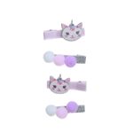 Set clesti de par pentru copii, PAMI, AP-C621-369 Mov fotografia produsului