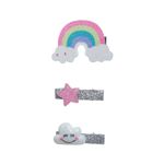 Set clesti de par pentru copii, PAMI, AP-C621-364 Alb fotografia produsului