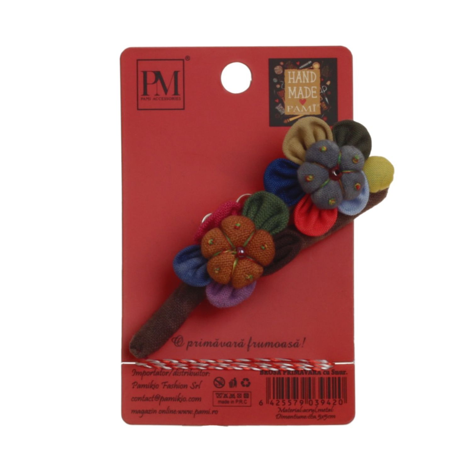 Set 4 martisoare brose handmade, PAMI, MVU-20 fotografia produsului View 3 L