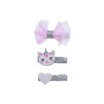 Set clesti de par pentru copii, PAMI, AP-C621-366 Alb fotografia produsului