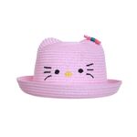 Palarie kitty pentru fete, PAMI, PFT-1221-189, 52 cm Roz fotografia produsului