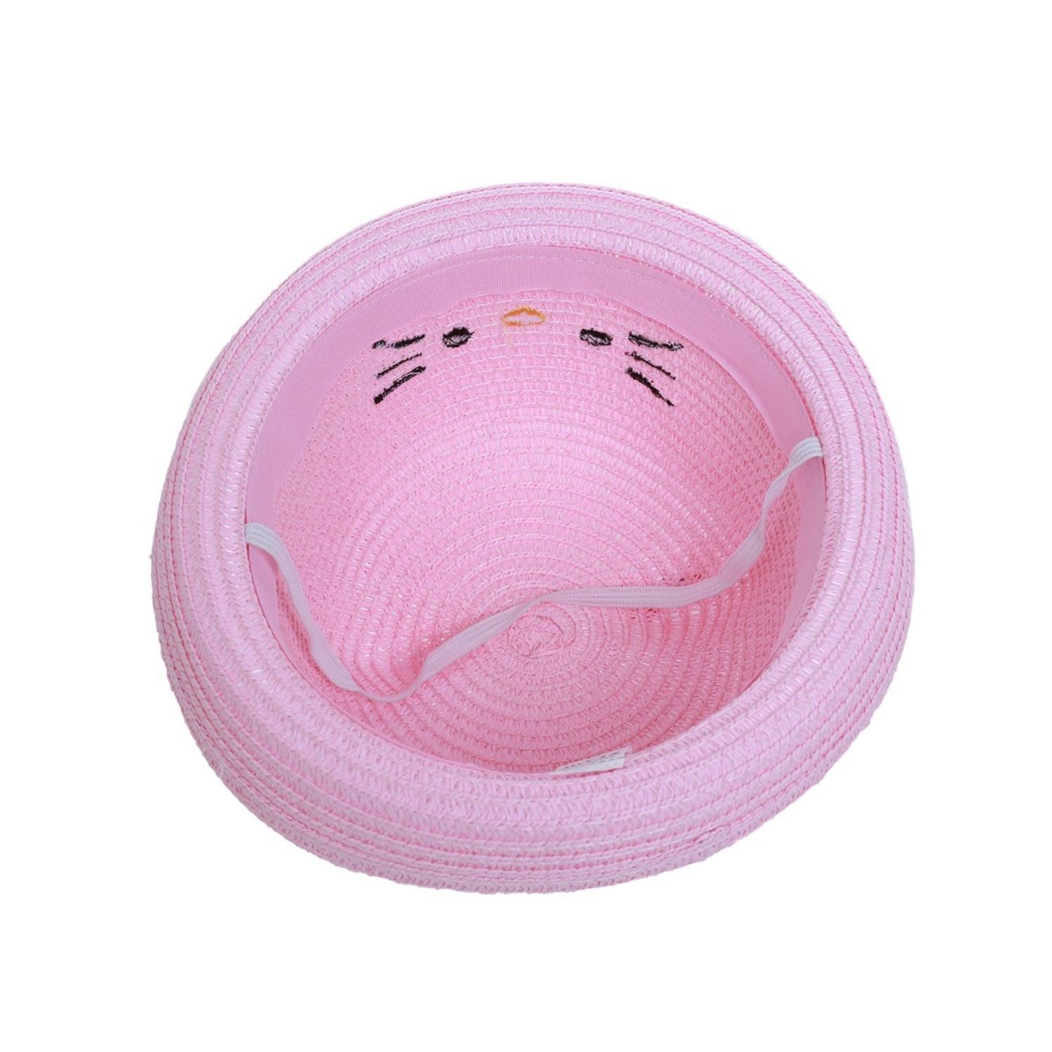 Palarie kitty pentru fete, PAMI, PFT-1221-189, 52 cm Roz fotografia produsului View 5 L