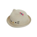 Palarie kitty pentru fete, PAMI, PFT-1221-189, 52 cm Bej fotografia produsului View 3 S