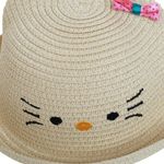 Palarie kitty pentru fete, PAMI, PFT-1221-189, 52 cm Bej fotografia produsului View 5 S