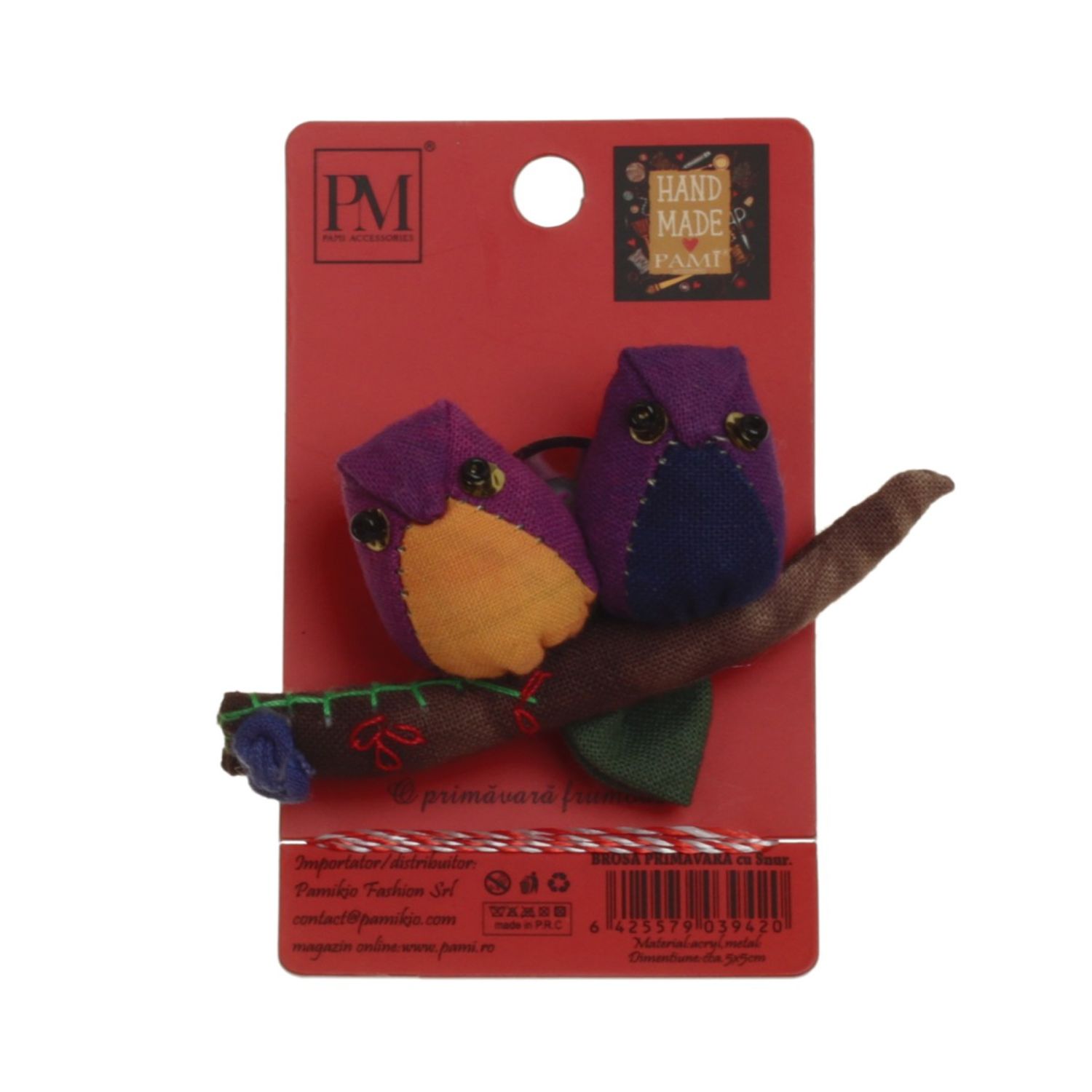 Set 4 martisoare brose handmade, PAMI, MVU-17 fotografia produsului View 5 L