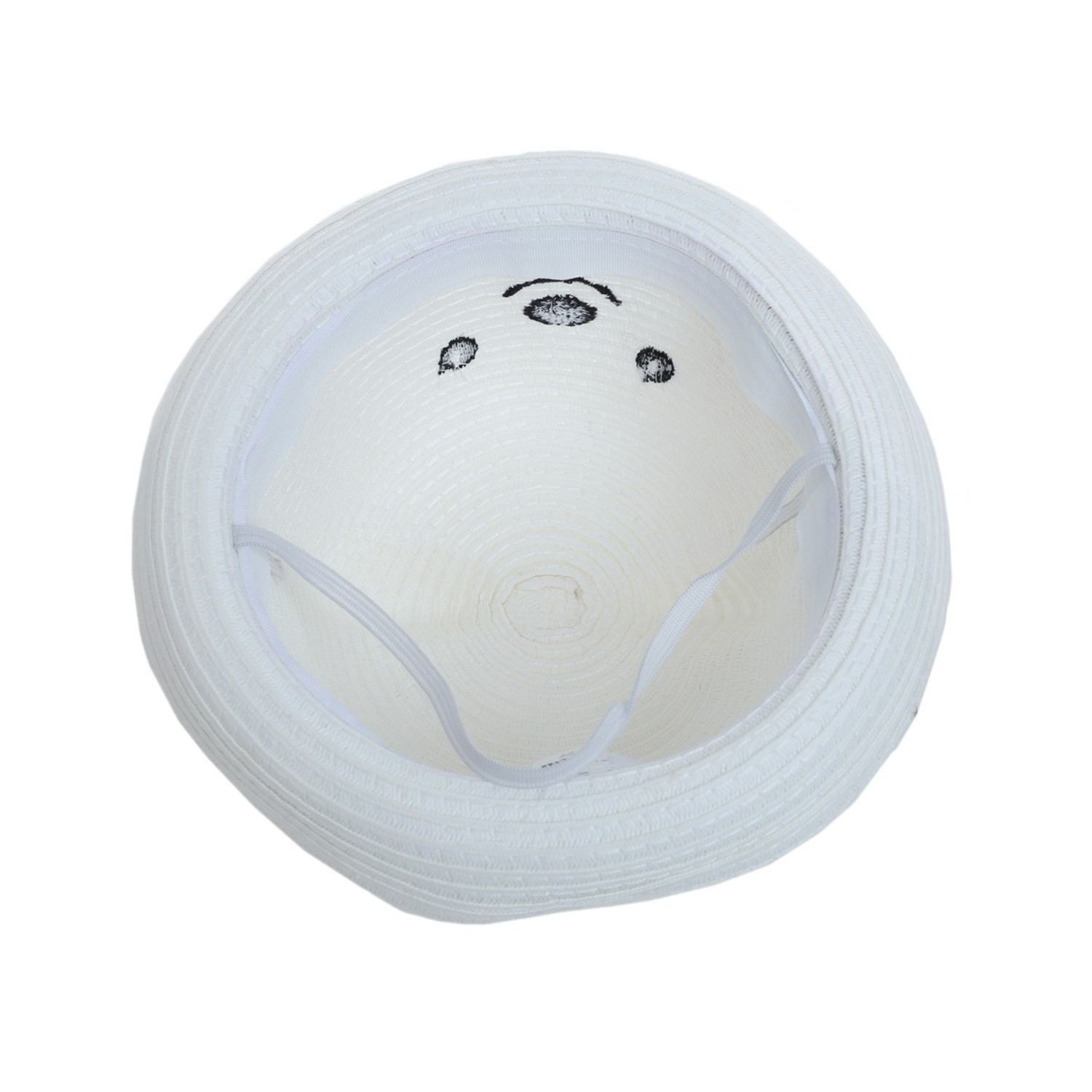 Palarie ursulet pentru baieti, PAMI, PBA-1221-190, 52 cm Alb fotografia produsului View 4 L