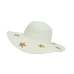 Palarie de plaja pentru dama, PAMI, PD-1221-264, 57 cm Crem fotografia produsului