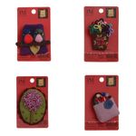 Set 4 martisoare brose handmade, PAMI, MVU-15 fotografia produsului