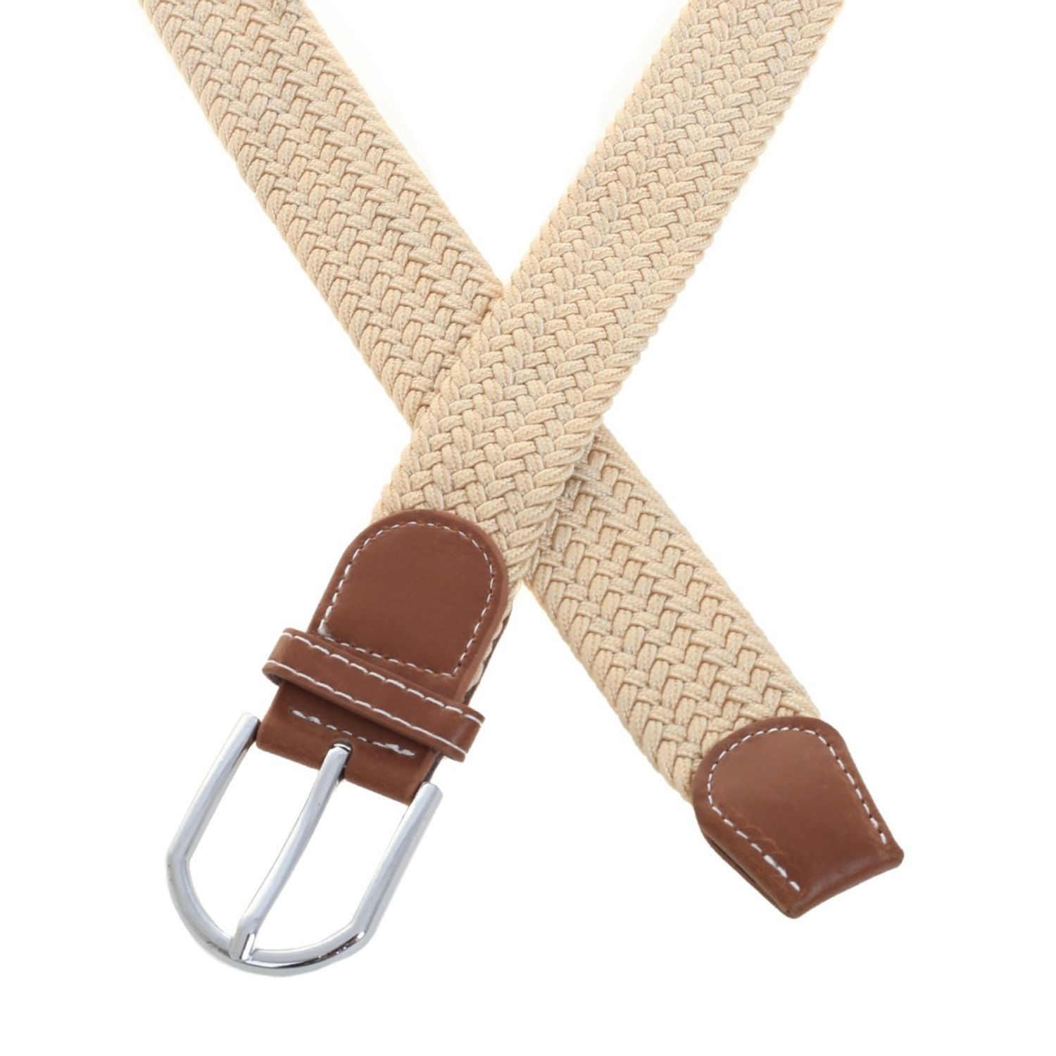 Curea elastica pentru barbati, PAMI, CRB-0522-77-Crem, 3.5x115 cm fotografia produsului View 2 L