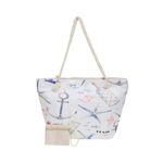 Geanta plaja dama PAMI, GP-1221-285, 58x38x18 cm Alb fotografia produsului