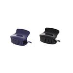 Set 2 clesti de par Dama plastic PAMI, 5cm, AP-D621-448 Albastru fotografia produsului