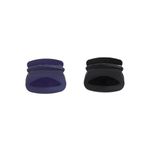 Set 2 clesti de par Dama plastic PAMI, 5cm, AP-D621-448 Albastru fotografia produsului View 3 S