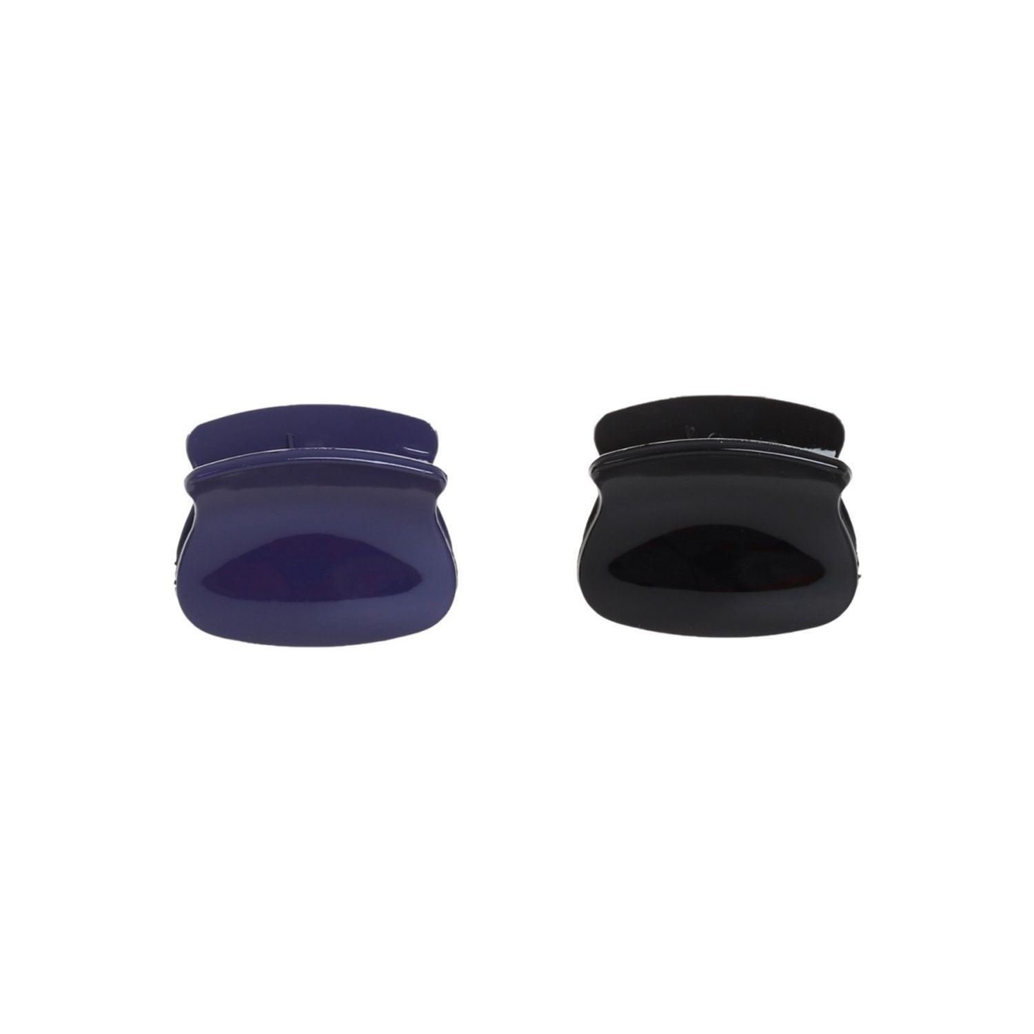 Set 2 clesti de par Dama plastic PAMI, 5cm, AP-D621-448 Albastru fotografia produsului View 3 L