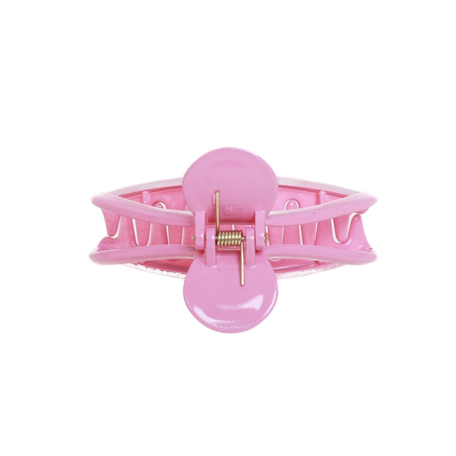Cleste de par Dama plastic PAMI, 9cm, AP-D621-447 Roz fotografia produsului View 3 L