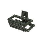 Cleste de par Dama plastic PAMI, 7cm, AP-D621-443 Verde fotografia produsului