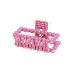 Cleste de par Dama plastic PAMI, 7cm, AP-D621-443 Roz fotografia produsului