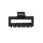 Cleste de par Dama plastic PAMI, 7cm, AP-D621-443 Negru fotografia produsului View 4 S