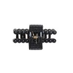 Cleste de par Dama plastic PAMI, 7cm, AP-D621-443 Negru fotografia produsului View 3 S