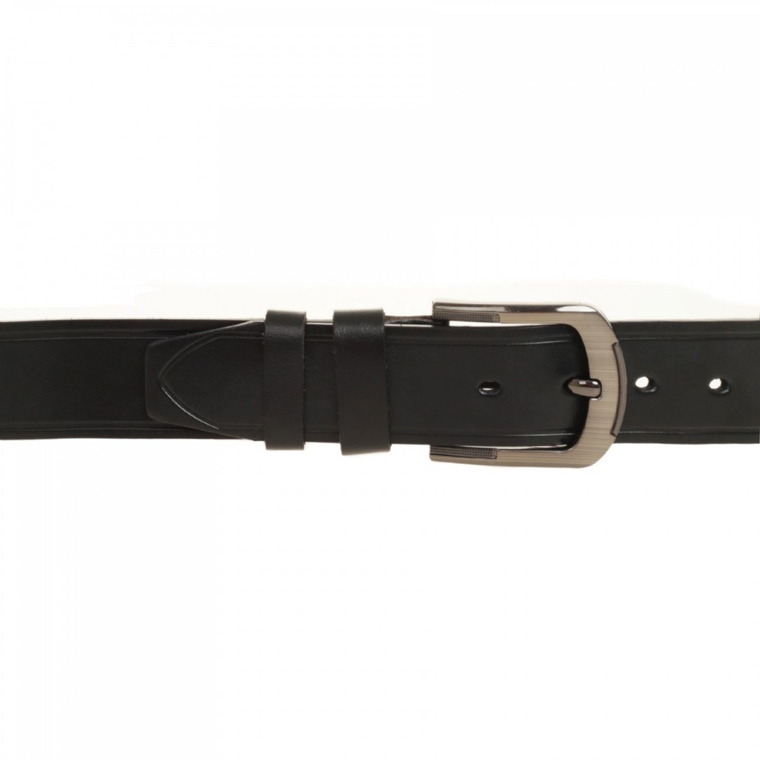 Curea din piele pentru barbati, PAMI,CRB-0922-171-Negru, 110 cm fotografia produsului View 3 L