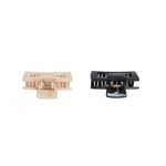 Set 2 clesti de par Dama plastic PAMI, 5cm, AP-D621-440 Crem fotografia produsului View 3 S