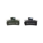 Set 2 clesti de par Dama plastic PAMI, 5cm, AP-D621-440 Verde fotografia produsului View 2 S